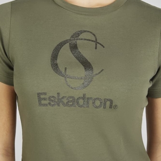Camiseta ESKADRON mujer classic sport color oliva TALLA S - Imagen 2